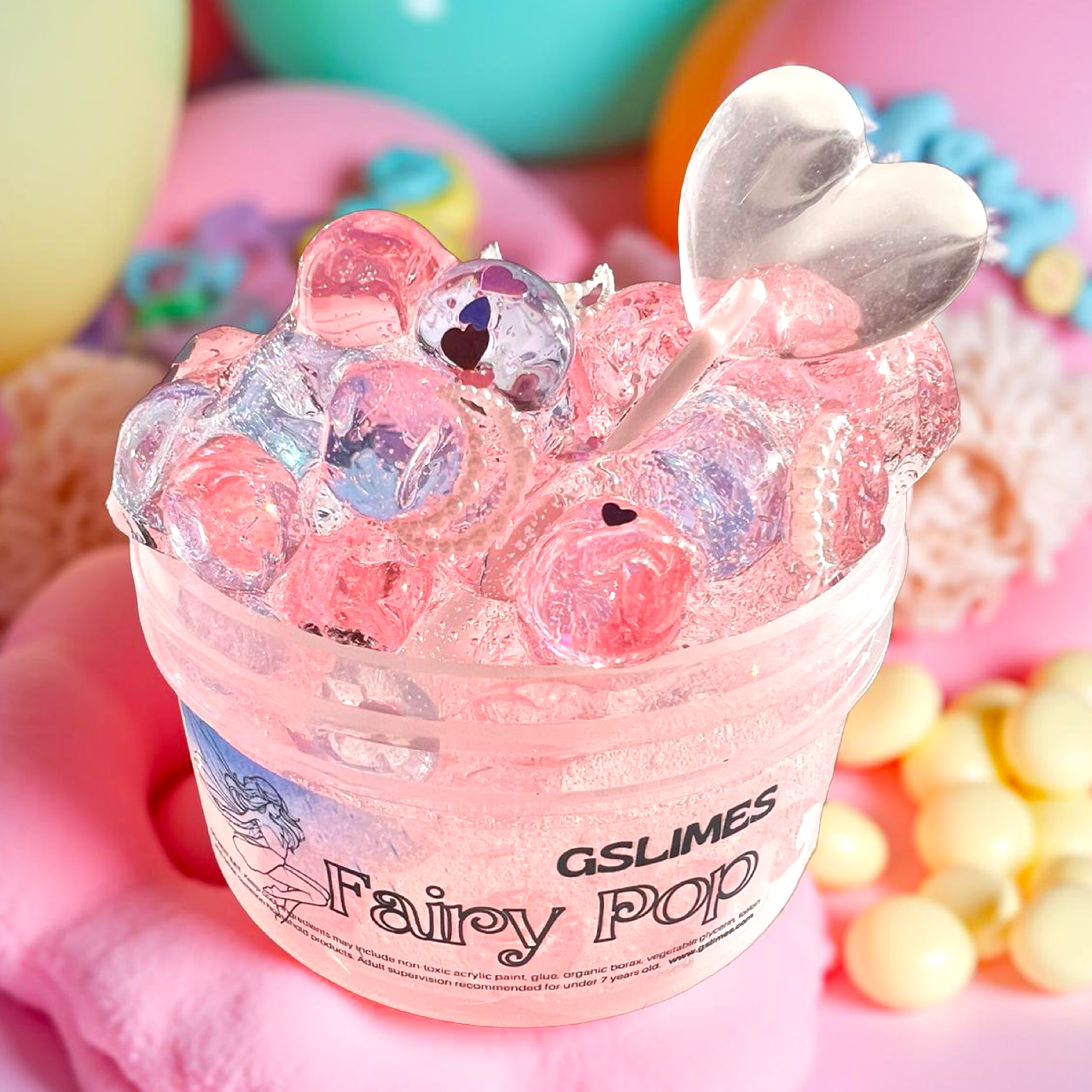 Crunch Bomb Fairy Pop with Faux Lollipop