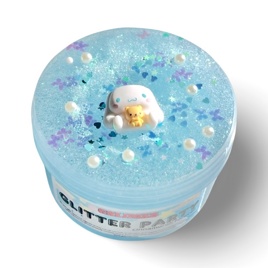 Cinnamoroll Glitter Party Thick Clear Slime