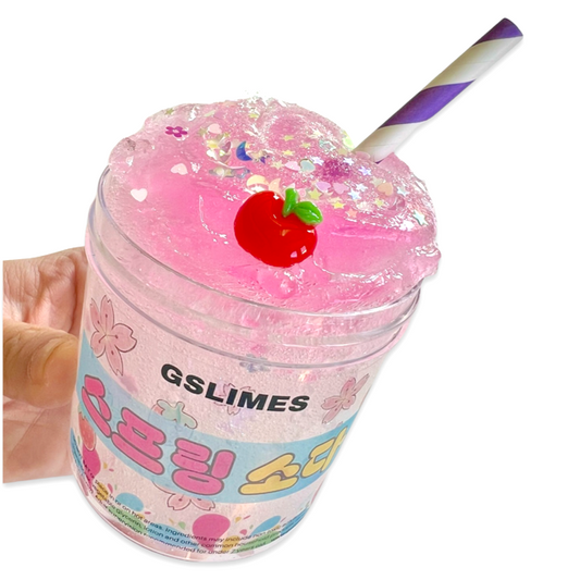 Thick Clear Slime Korean Spring Soda