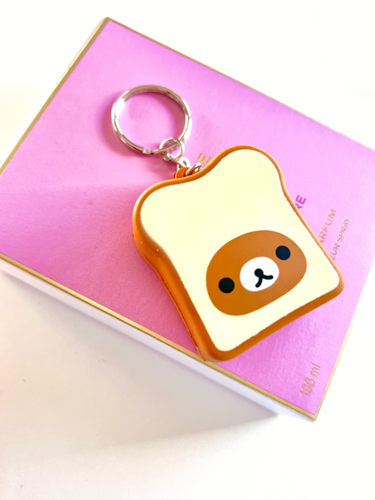 Rilakkuma Scented Squishy Bread Keychain