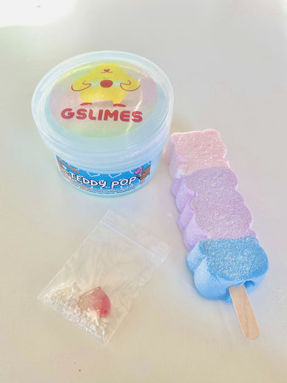 DIY Slime Teddy Pop