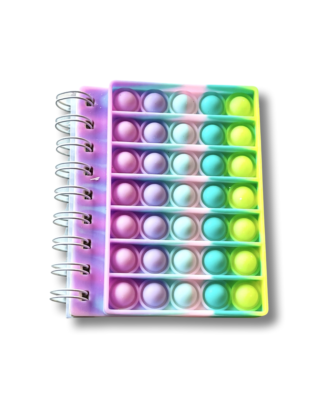 Rainbow Pop It Spiral Notebook