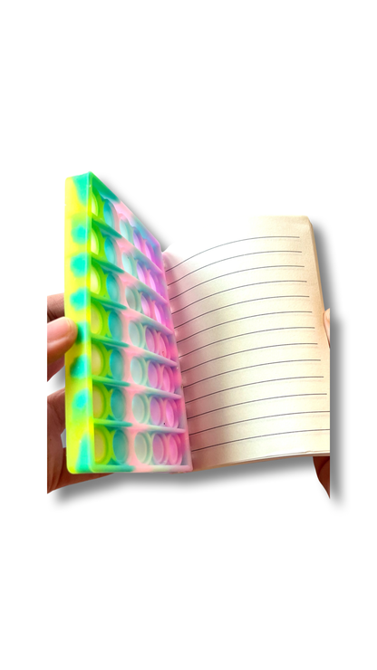 Rainbow Pop It Spiral Notebook